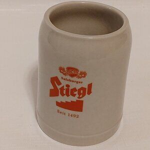 Salzburger Stiegl Seit 1492 Ceramic Beer Stein/ Mugs 0.3L Brewery MINI STEIN